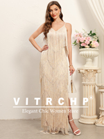 Step into Elegance with the VITRCHP Luxury Evening Dress 3
